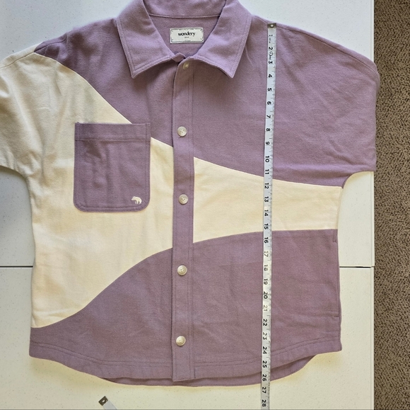 Wondery Arriva Purple Button Up Shirt Jacket Women's Small Outdoor - Picture 7 of 11